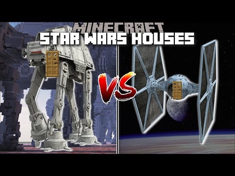 MC Naveed - Minecraft - Minecraft STAR WARS BUILDS VS STAR WARS HOUSE MOD / BUILD AND BATTLE TO SURVIVE !! Minecraft