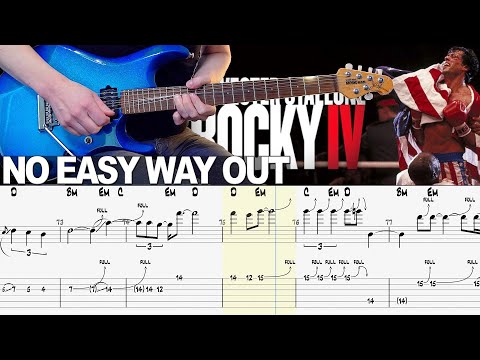 Robert Tepper - No Easy Way Out | Guitar cover WITH TABS |