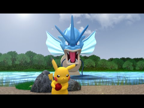 Pokemon 3D Animation - Pokedex Entry #2 - Lake Of Rage! - Gyarados