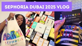 SEPHORIA DUBAI 2025 Vlog | Kayali masterclass, Swag bag haul and more
