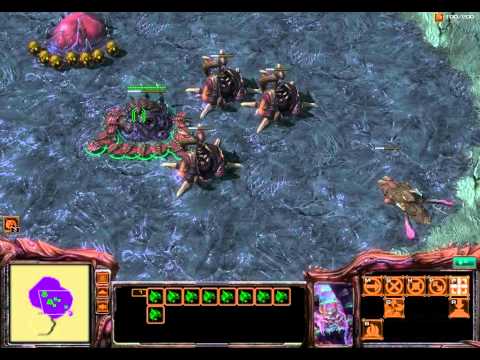 Starcraft 2 - Custom Race Neo Zerg tech demo 35