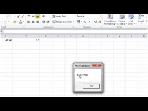 Excel 2010 VBA Tutorial 11   Methods for working with Dates and Time
