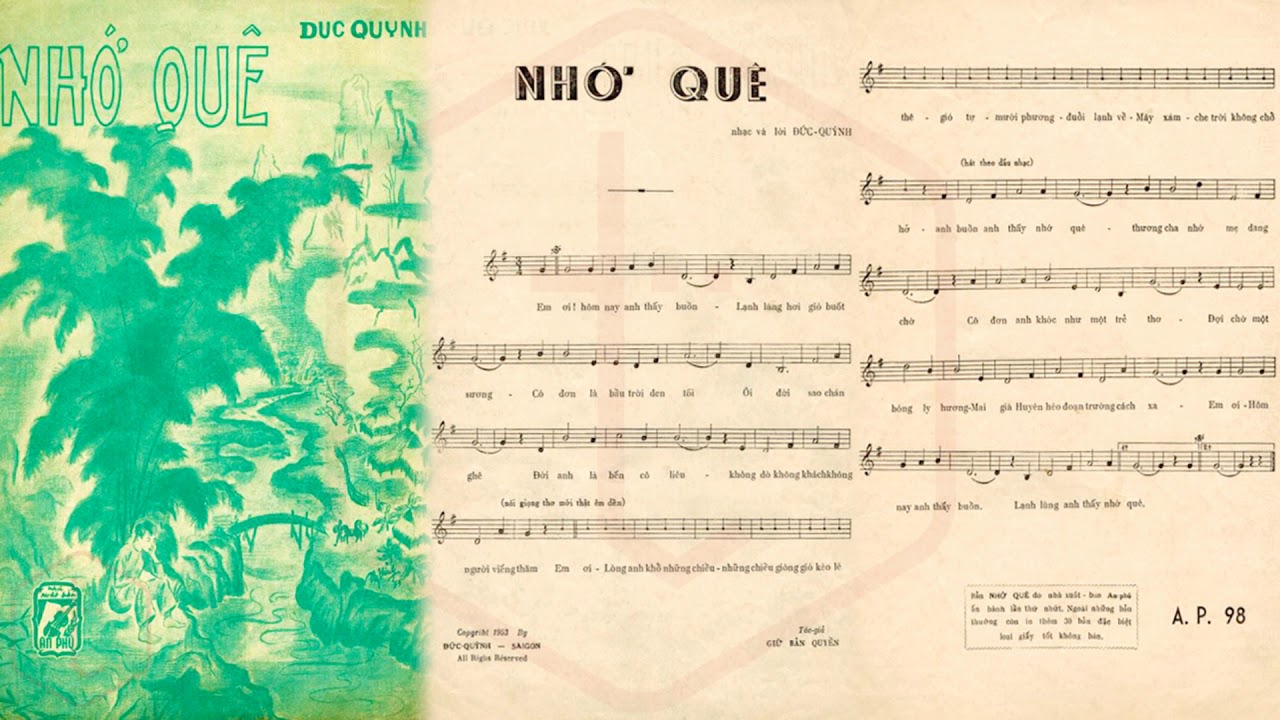 Tờ Nhạc Xưa Trước 1975