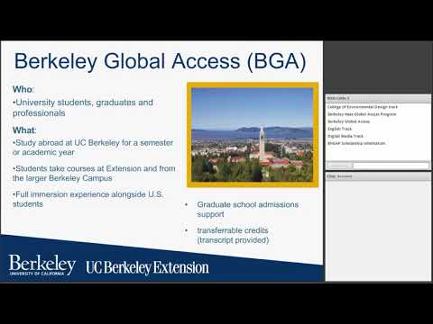 Berkeley Global Access Tracks Informational Webinar