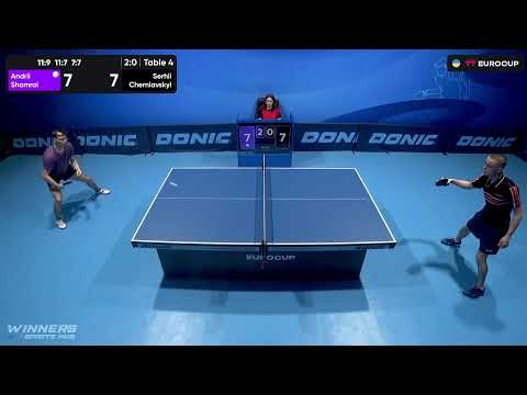 18:00 Andrii Shamrai - Serhii Cherniavskyi 09.07.2023 TT Euro.Cup Ukraine Star. TABLE 4