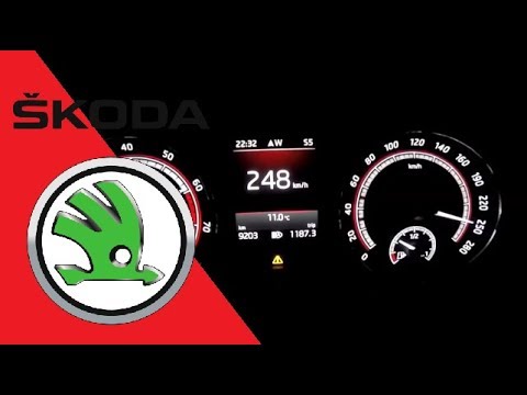 ➤ 2018 ŠKODA Octavia RS 2.0 TSI (245 hp) 0-100 km/h 0-200 km/h 0-250 km/h Acceleration & Top Speed