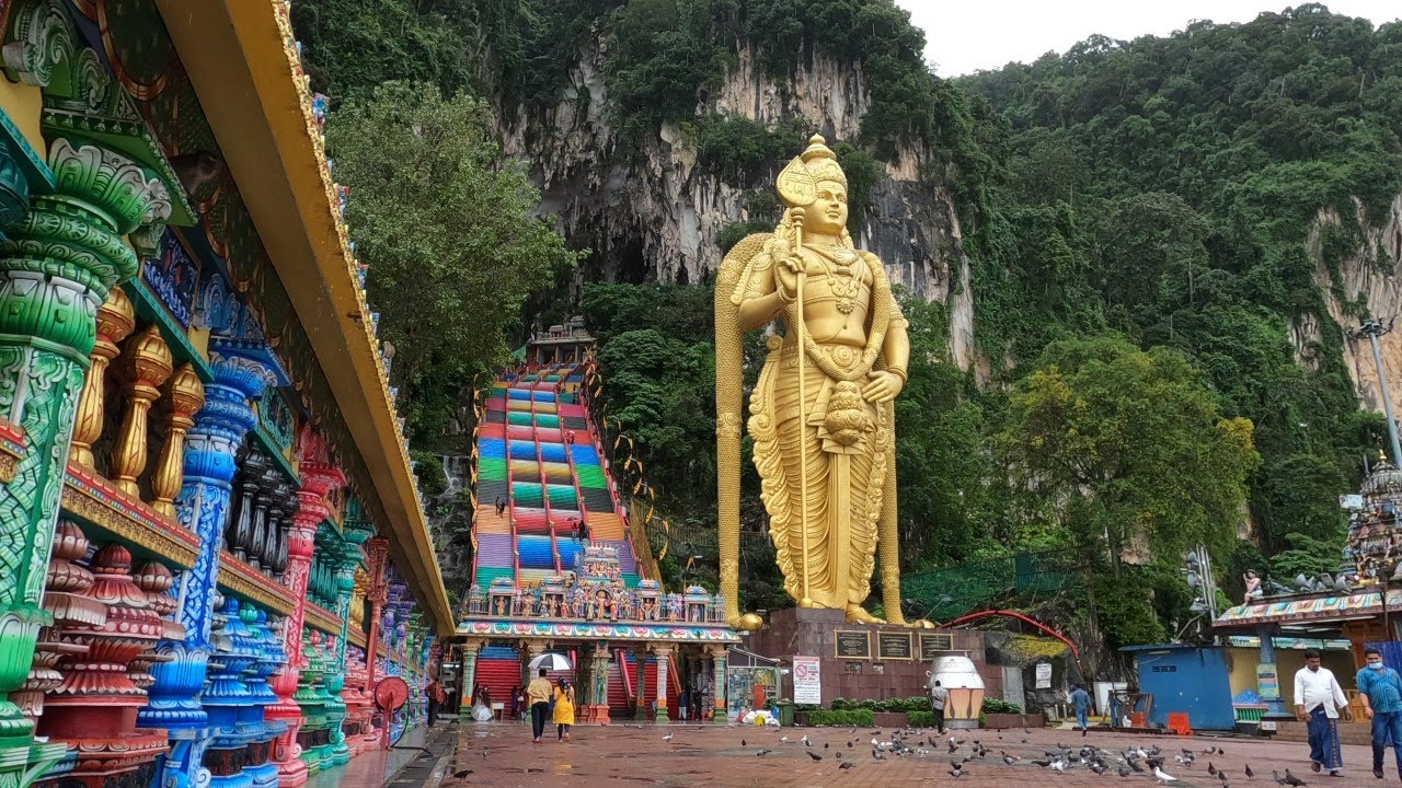 Batu Caves in Selangor, around Kuala Lumpur City, Malaysia Tour 2021 | Hinduism | GoPro Hero 8 Black