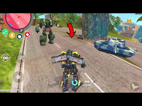 Rope Hero Vice Town - (Transformer Monster Truck Fight Car Robot) Truck vs Car - Android Gameplay HD