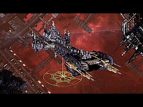 Warhammer 40K: Battlefleet Gothic: Armada 2 - Space Wolves vs Chaos!