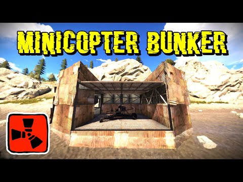 Rust Tips and Tricks 2020 - Minicopter Bunker ( Building 4.0 )