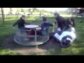 Motorcycle Powered Merry-Go-Round FAIL