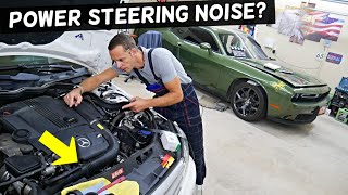 HOW TO KNOW IF POWER STEERING NOISY NOISE ON A CAR