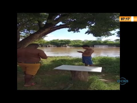 Ponte Metálica sobre o Rio Mearim desaba em Bacabal (MA) 05 04 2021