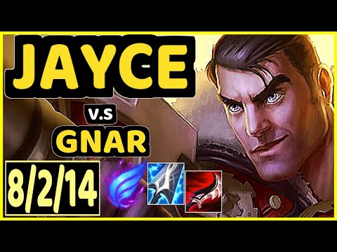 YANG (JAYCE) vs GNAR - 8/2/14 KDA TOP GAMEPLAY - BR Ranked DIAMOND