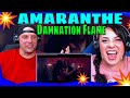 First Time Hearing Damnation Flame By AMARANTHE OFFICIAL MUSIC VIDEO THE WOLF HUNTERZ REACTIONS