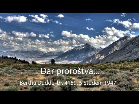 Bertha Dudde br. 4159 Dar proroštva...