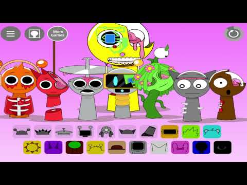 Sprunki Banana Porridge 2 all characters normal mode vs hard mode