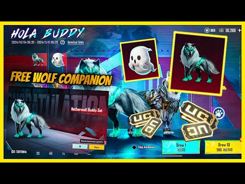 FREE WOLF COMPANION / ARCTIC WOLF LUCKIEST SPIN / HOLA BUDDY CRATE OPENING