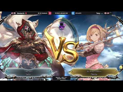 Flynn's Arcade 043 Grand Finals - Neokarsh (Seox) Vs. Tony (Djeeta) Granblue Fantasy:Versus