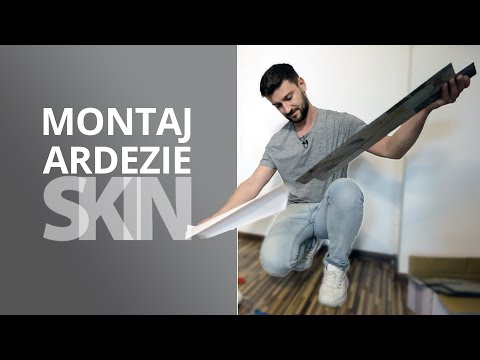 #Giveaway | How easy is it to install Flexible Slate? | SKIN panel installation in the living roo...