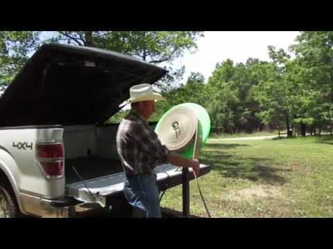 Kevin demonstrates Motorized Fire Hose Reel