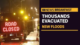 One person dead and thousands evacuated as torrential rain hits NSW coast | ABC News