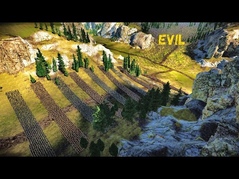 10 Lines Modern Soldiers & Spartans vs 520,000 Evil Army - UEBS 2