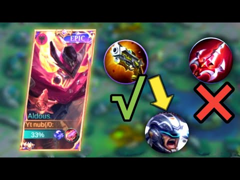 Aldous Best Hyper Build One Hit Delete 🔥| Aldous Best Build 2022 - Mlbb