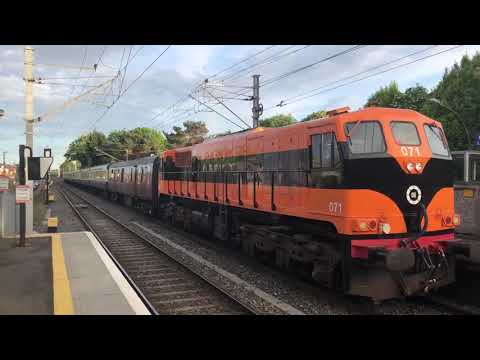 Irish Rail 071 Class Loco 071 passes Lansdowne Road on RPSI “Second Strand” Railtour (11/5/18)