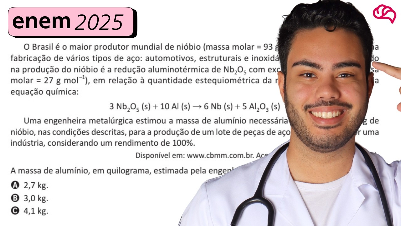 Resolução em Vídeo — Questão 131 ENEM 2025