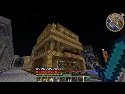 Construindo uma Casa Medieval Grande #25 !! (minecraft 1.11) 