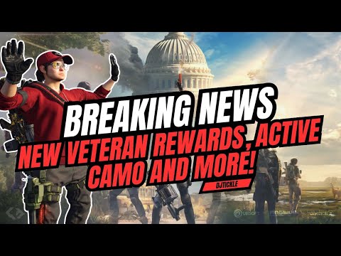 BREAKING NEWS! NEW VETERAN REWARDS, ACTIVE CAMO, XP EVENTS AND MORE! #TheDivision2