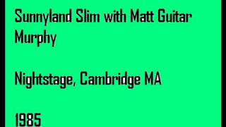 Sunnyland Slim with Matt Guitar Murphy - Nightstage, Cambridge. 1985