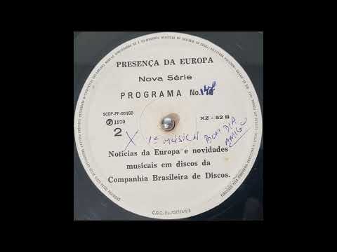 Companhia Brasileira de Discos - Presença da Europa - XZ-52-B - 1970