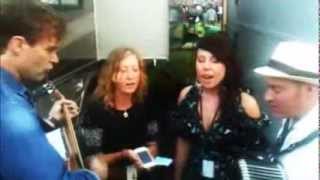 Four Strong Winds Backstage Rehearsal