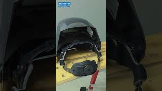 Auto-darkening welding helmet SOLARIS ASF550DL (glossy gray)