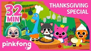I&#39;m a Chef today and more | Thanksgiving Songs | +Compilation | Pinkfong Songs for Children