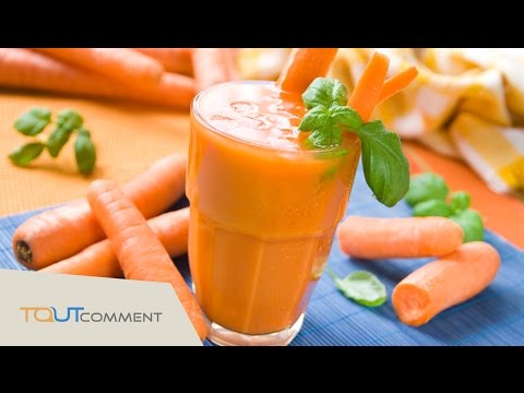 Recette de jus de carotte