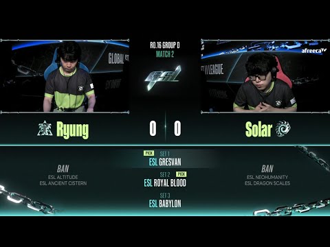[2023 GSL S2] Ro.16 Group D Match2 Ryung vs Solar