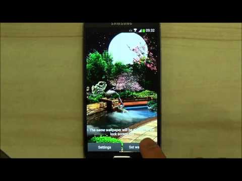 Eastern Garden Live Wallpaper Video