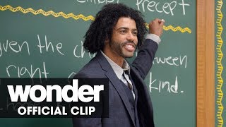 Wonder (2017 Movie) Official Clip “Precepts” - Daveed Diggs, Jacob Tremblay