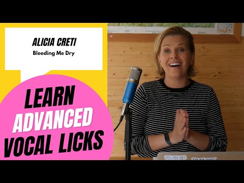 How to sing Alecia Creti's vocal riff from "Bleeding Me Dry" - Advanced tutorial