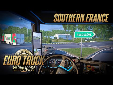 Southern France delivery - Scania S Next Gen V8 mod | ETS2 1.46 | Euro Truck Simulator 2 Gameplay
