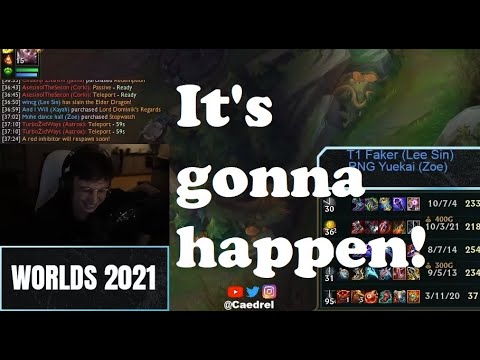 Caedrel reacts to INSANE T1 Faker Backdoor Game