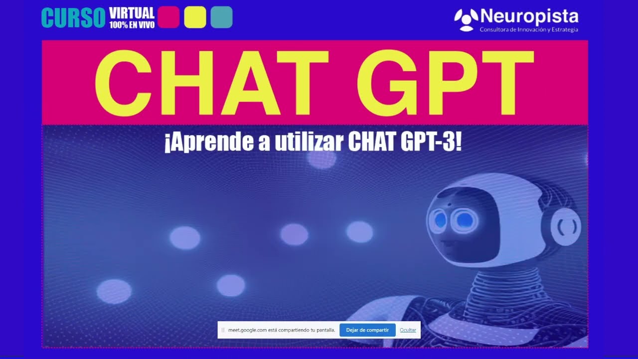 Webinar grabado de ChatGPT — MBA Andy Garcia Peña. Clic para ver en YouTube.