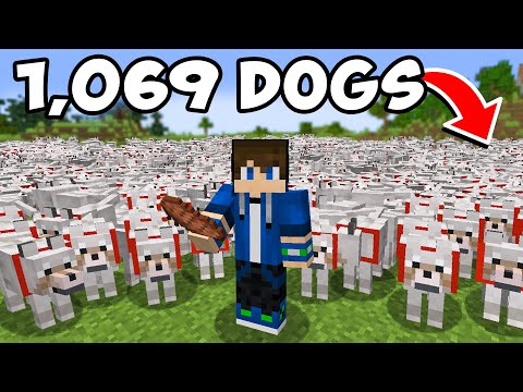 Breeding 1,069 Wolves to Kill One Minecraft Player