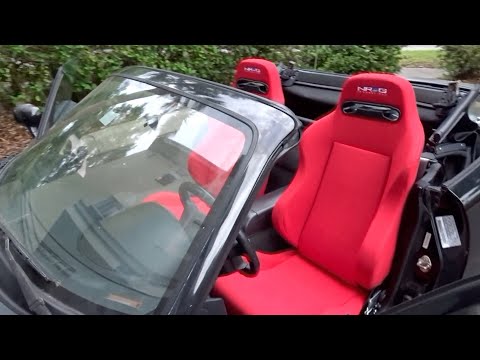 How to install NRG seats in a Miata