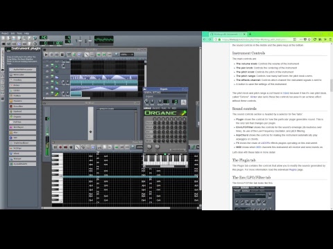 Studying how to make music with LMMS 13
