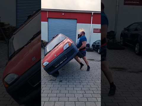 , title : 'destroy a car in strongman style. #destroy #car #strongman #style'