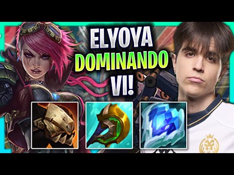 ELYOYA DOMINANDO CON VI! - MAD Elyoya Juega Vi Jungla vs Kayn! | Season 2023